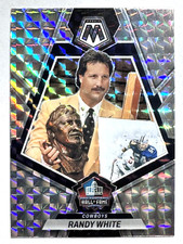 HOF'er RANDY WHITE Cowboys 2023 Mosaic SILVER PARALLEL HALL OF FAME Card #276