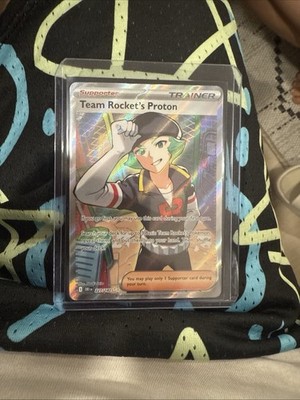 Team Rocket's Proton 227/182 Trainer Illustration Rare Pokemon