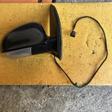 2007 Volkswagen Golf Gri 3door Drivers Wing Mirror Black LC9Z