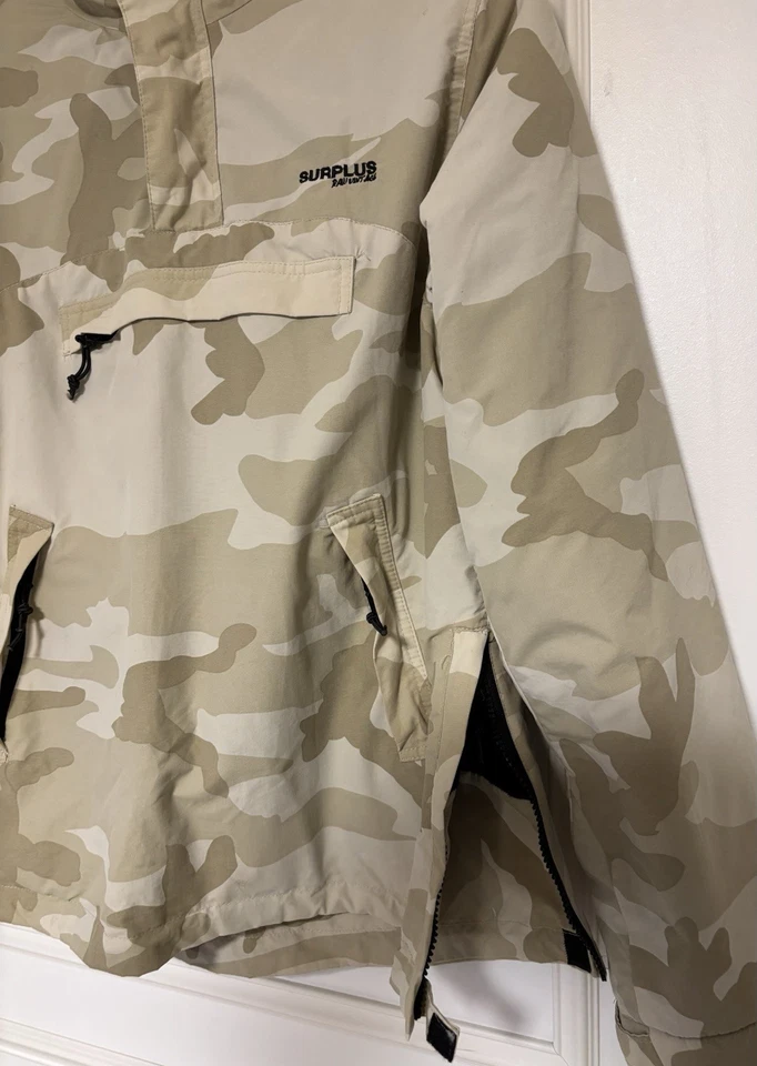 surplus carhartt jacke parka camouflage beige s xs innen fleece schwarz - Bild 4 von 4