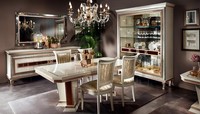 Esstisch 4X StüHle Vitrine Kommode 8Tlg. Esszimmer Set Gruppe Garnitur Tisch Neu