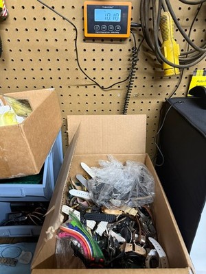 10lb box bulk lot of watches for parts or re-sale