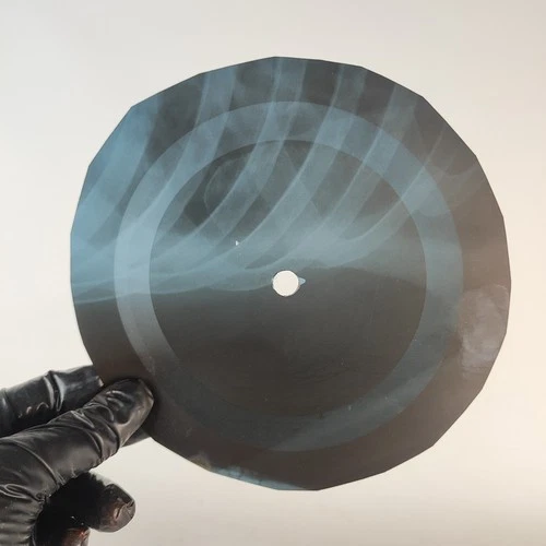 LED ZEPPELIN IMMIGRANT SONG X-Ray USSR Record Roentgen Bone Ribs Music Vinyl