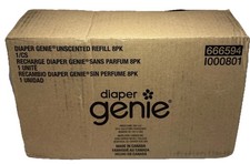 Diaper Genie Unscented Refill 8 Pack Bulk Refill Cartridges New