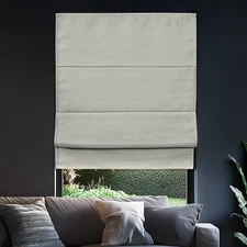 36"x64" Chicology Blackout Roman Shade Moon Shell