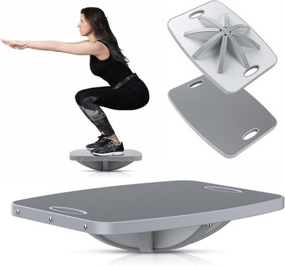 Wooden Balance Board Wobble Board for Core Strength Stability Training Exercise