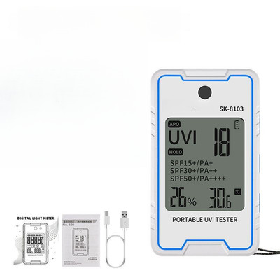 UV Index Tester SK-8103 Designed for Outdoor Environments UV 0-18 Detection