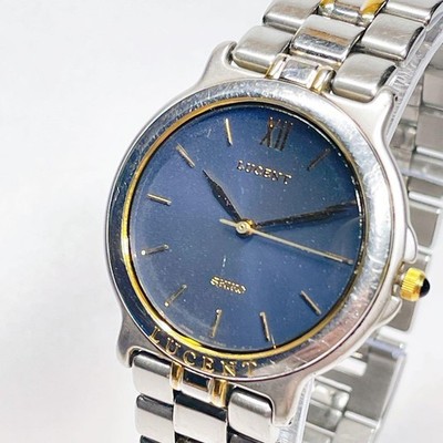 Seiko Lucent 5E21 Navy Dial Men's Watch Used SA428