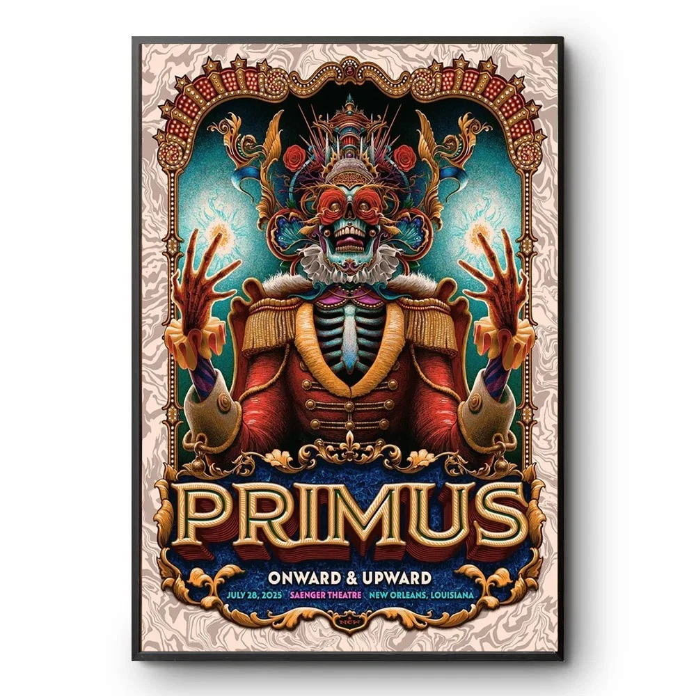 Primus show in New Orleans, July 28, 2025 Poster