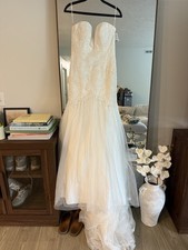 Maggie Sottero Haven Wedding Dress Size 14 Strapless Lace
