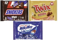 Schokoriegel Minis Mix 681G I Snickers 227G, Twix 227G & Milky Way 227G