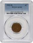 1922-D Lincoln Cent AU55 PCGS