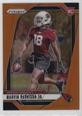 2024 Panini Prizm Rookies Orange 186/249 Marvin Harrison Jr #375 Rookie RC 3s8