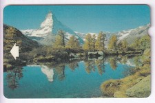 TEST CARTE CARD .. TURQUIE 30U ALCATEL PTT RARE MOUNT MATTEHORN 1992 MAGNETIQUE