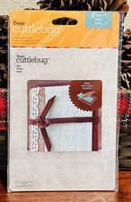 Cricut Cuttlebug Oak Embossing Folder 5 7 New RARE RETIRED