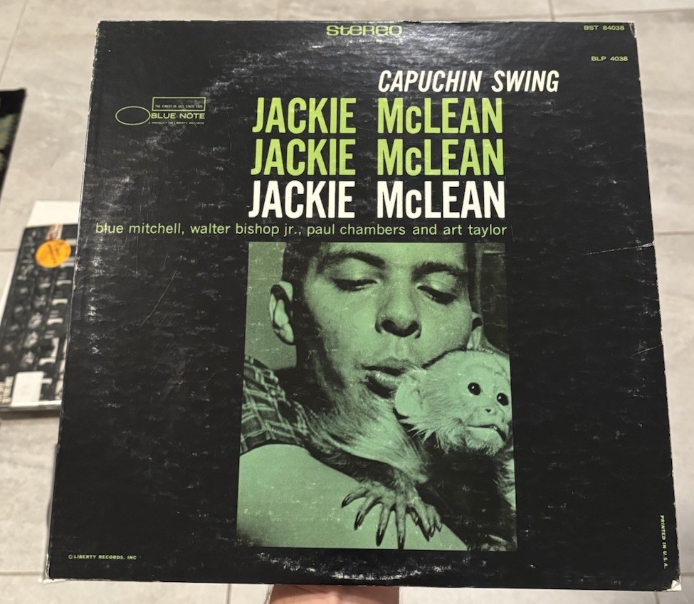 米LP Jackie McLean Capuchin Swing BST84038 Blue Note /00260 JACKIE MCLEAN - Jackie McLean - Capuchin Swing LP (Blue Note