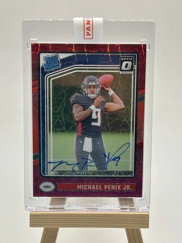 2024 Donruss Optic Michael Penix Jr RC Pink Velocity AUTO /50