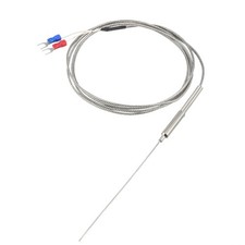K Type Temperature Sensor Probe 1.5M Cable 1mmx100mm 32 1472 F 0 800 C
