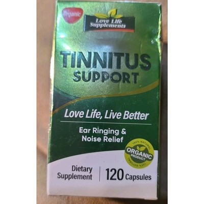 Tinnitus Relief for Ringing Ears Supplement 1200mg - 120 Capsules