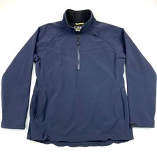 First Tactical Tactix Womens L Softshell Jacket Pullover Navy Blue Fleece Lined