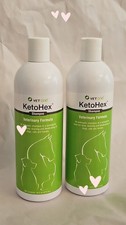 Vet one Ketohex Shampoo 16 oz for dogs, cats and horsesw 2 packs 