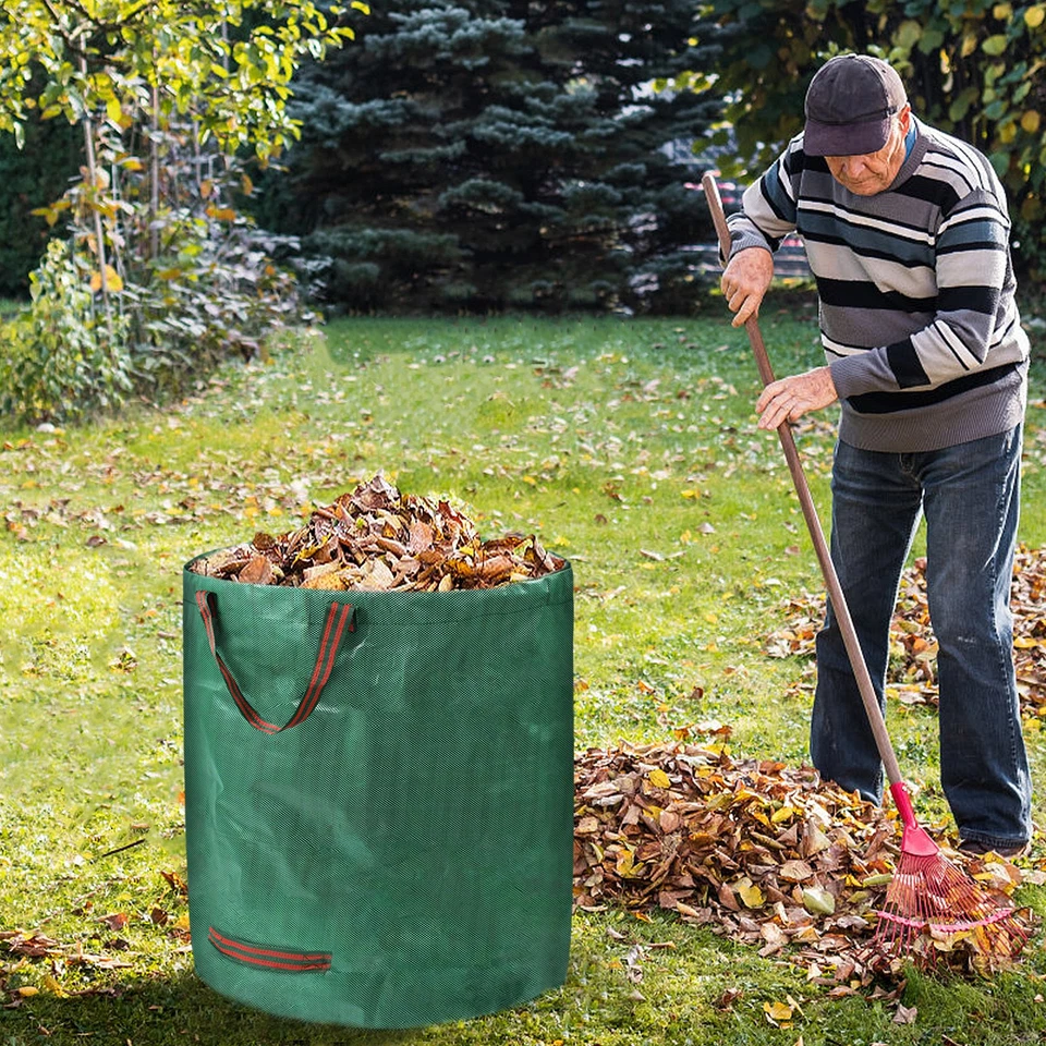 3x 272 Liter Gartensack Set Laubsack Rasensack Gartenabfallsack Gartentasche XXL - Bild 3 von 4