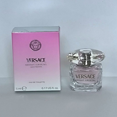 100% Original Versace Bright Crystal Pour Femme EDT 5ml Mini Parfum NEU OVP