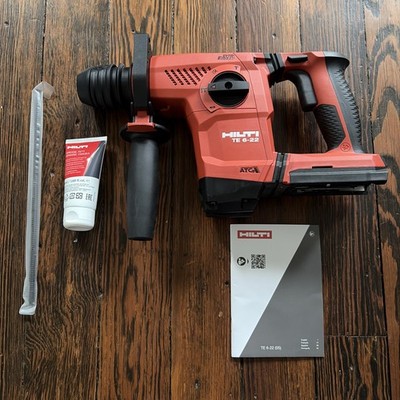 Hilti TE-6-22 CORDLESS ROTARY HAMMER DRILL #2253085 NURON Tool Only