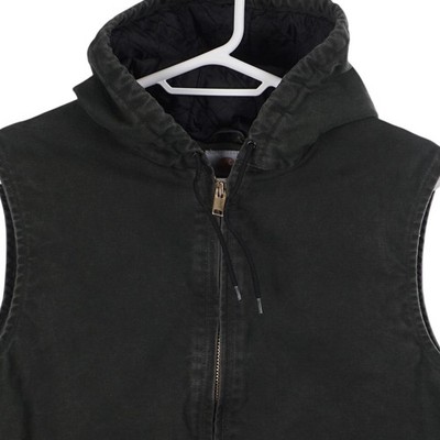 Carhartt 100121 Hooded Active Vest XL Tall Green Cotton Duck