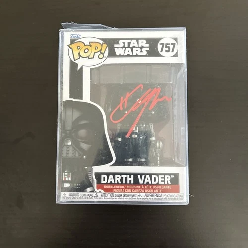 Hayden Christensen signed Darth Vader #757 Funko Pop! Autograph Star Wars