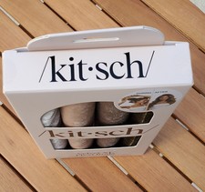 Kitsch Flexi Rods XL ,Satin, Wrapped For Effortless Curly/Wavy Hair, 4 Rods