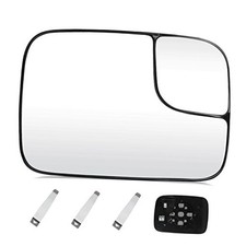 Passenger Right Side Heated Mirror Glass, Fit for Dodge Passenger Side Right 