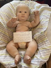 A Gorgeous Three Month Joseph Awake Reborn Baby Doll With Box Opening
