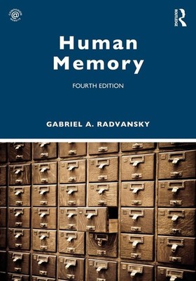Human Memory 4th Edition by Gabriel A. Radvansky Paperback Book