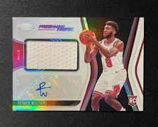 2020-21 Certified Freshman Fabric Signatures Patrick Williams Auto RC Bulls