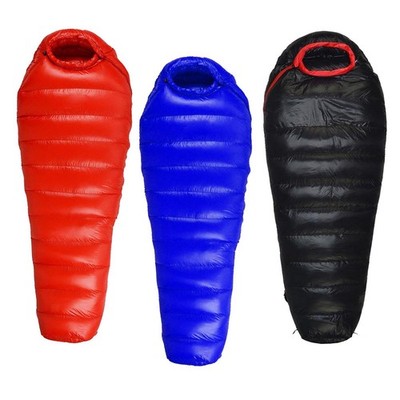 Premium Down Schlafsack,Wetter Beständigkeit Outdoor Mummy Sleep Bag für
