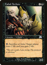 MTG Cabal Archon ONS #129 Uncommon
