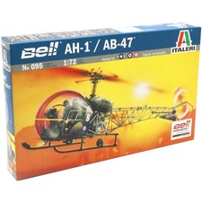 Italeri Bell AH-1 AB 47 1:72 Scale Military Helicopter Plastic Model Kit