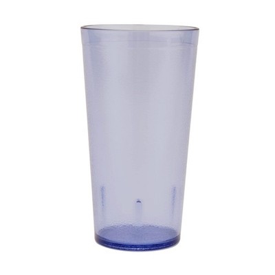 G.E.T. 6632-1-BL Heavy-Duty Plastic Restaurant Tumblers, 32 Ounce, Blue (Set ...