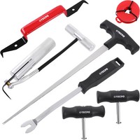 Windschutzscheiben Reparatur SET Autoglas Ausbau Werkzeug Scheibenausbau 7 Teile