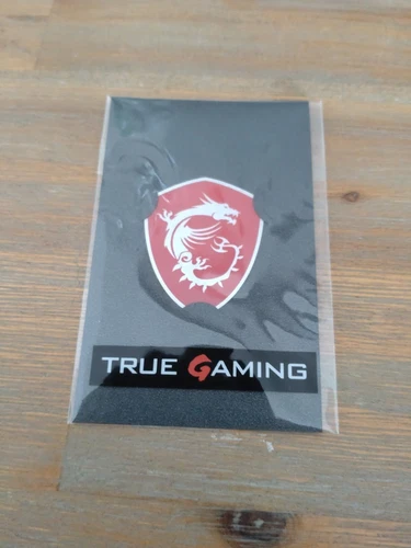 MSI TRUE GAMING RED DRAGON SHIELD Sticker Aufkleber Abziehbild Casemodding PC