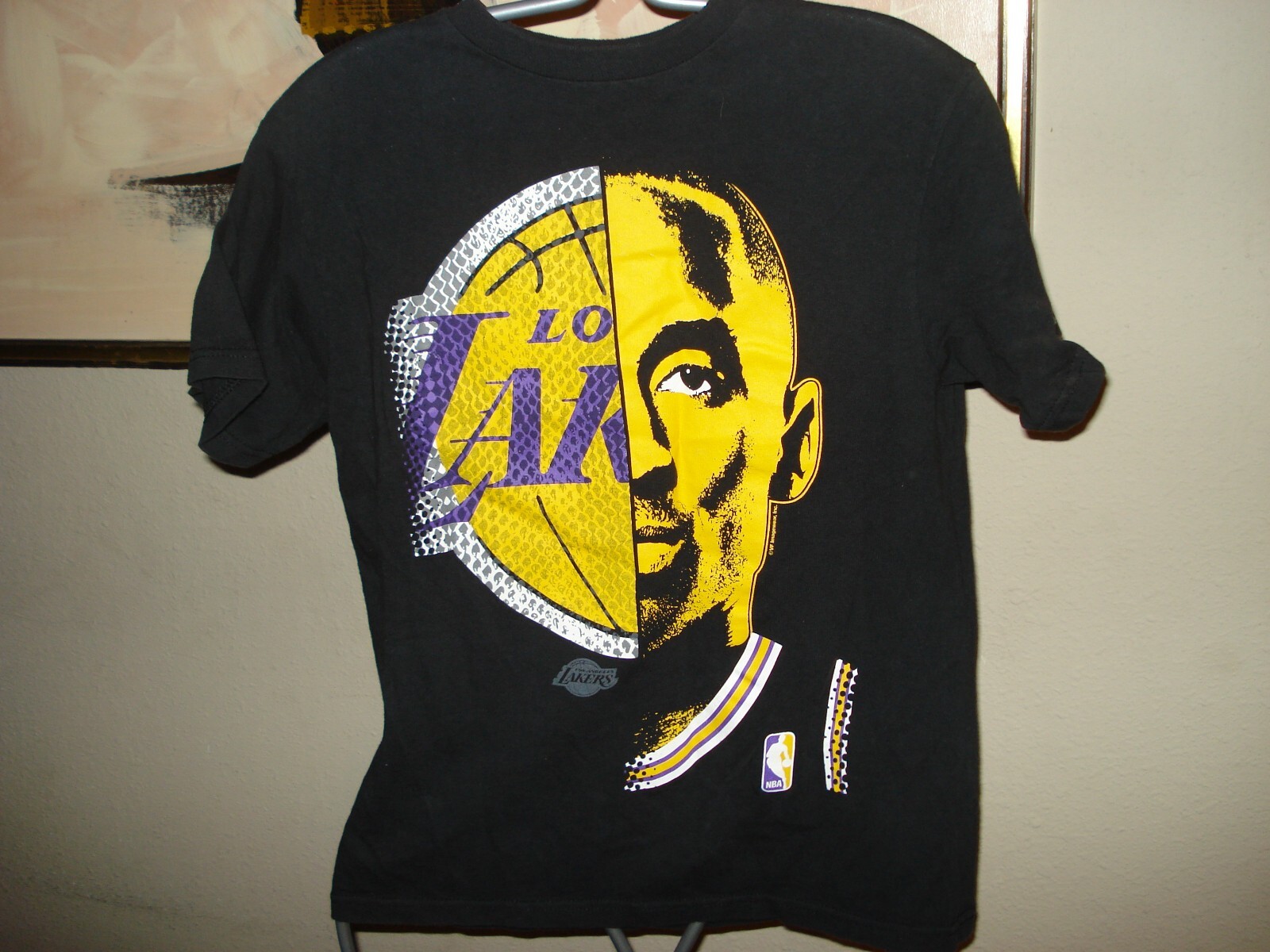 RARE KOBE BRYANT HALF LAKERS HALF KOBE OFFICIAL NBA M… Gem