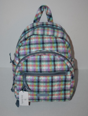 Vera Bradley Gingham Plaid Pattern Essential Compact 