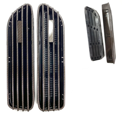E46 M3 Style Carbon Fiber Print Side Fender Grille Vent HK Accent Forte