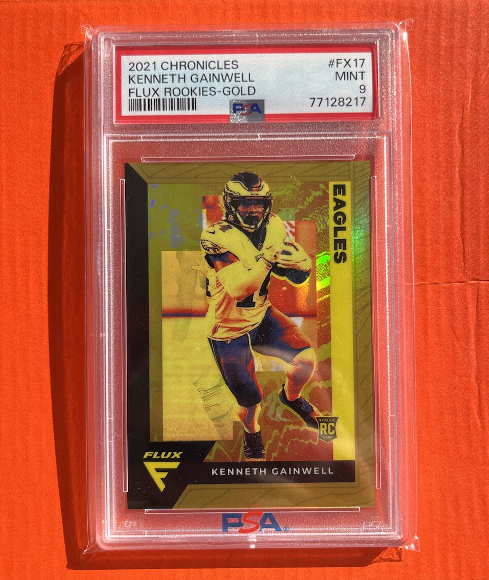 Kenneth Gainwell Panini Chronicles Flux Rookies #FX17 Gold
