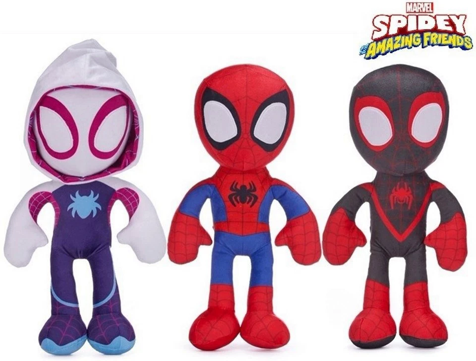 WHITEHOUSE LEISURE Spiderman and His Amazing Friends Plüschfiguren Plüsch Auswahl 30 cm
