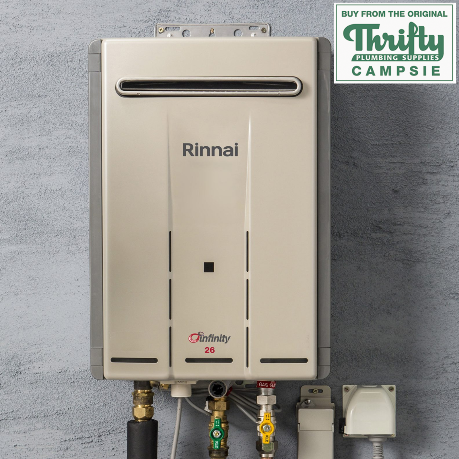 Rinnai Infinity 26 Touch Continuous Flow Hot Water System 60c Natural Gas  for sale online | eBay