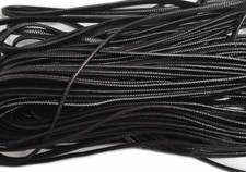 Geflochten Lederschnur Lederriemen Lederband echtLeder Schwarz Lederbänder Flach