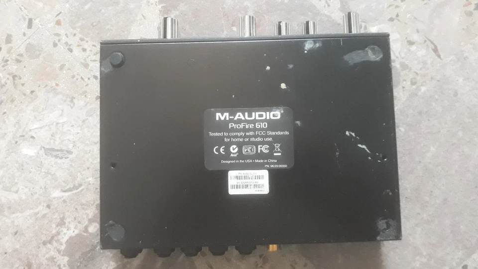 M-AUDIO PROFIRE 610 - scheda audio FW - Firewire sound card - 24 bit/192Khz MIDI - Immagine 4 di 4