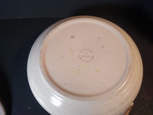 Metlox Woodland Gold Covered Serving Bowl - Picture 3 of 11